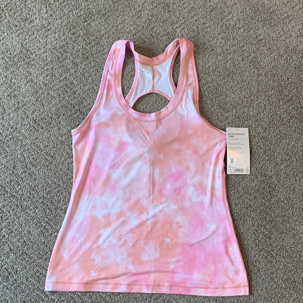Athleta Nitro Printed Tank Sz SP NWT